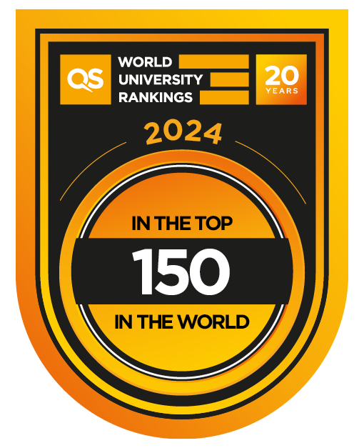 Top 150 in 2024 World University Rankings.